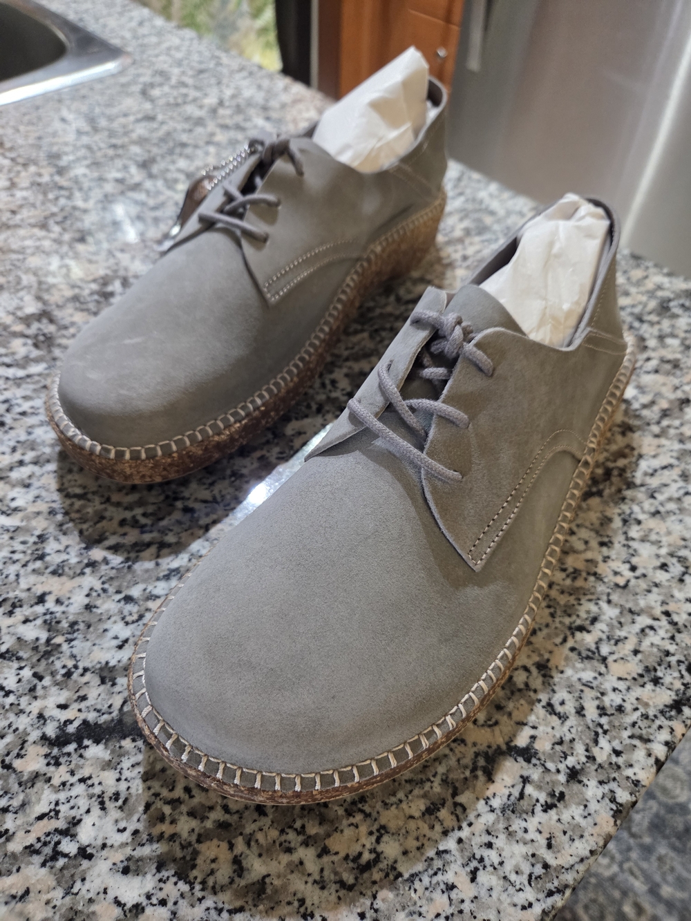 Birkenstock Men's Chukka Suede Boots in Gray